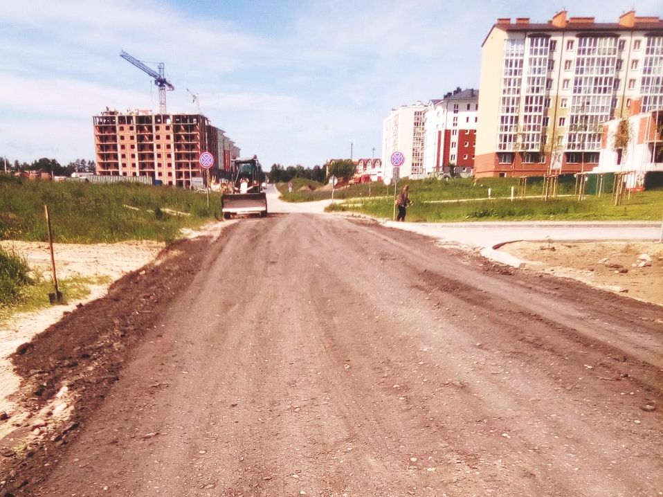 Грейдирование дорог в поселках Зеленоградского округа