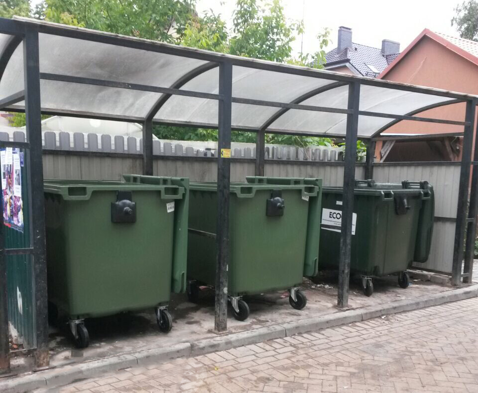 Новые контейнеры для сбора мусора