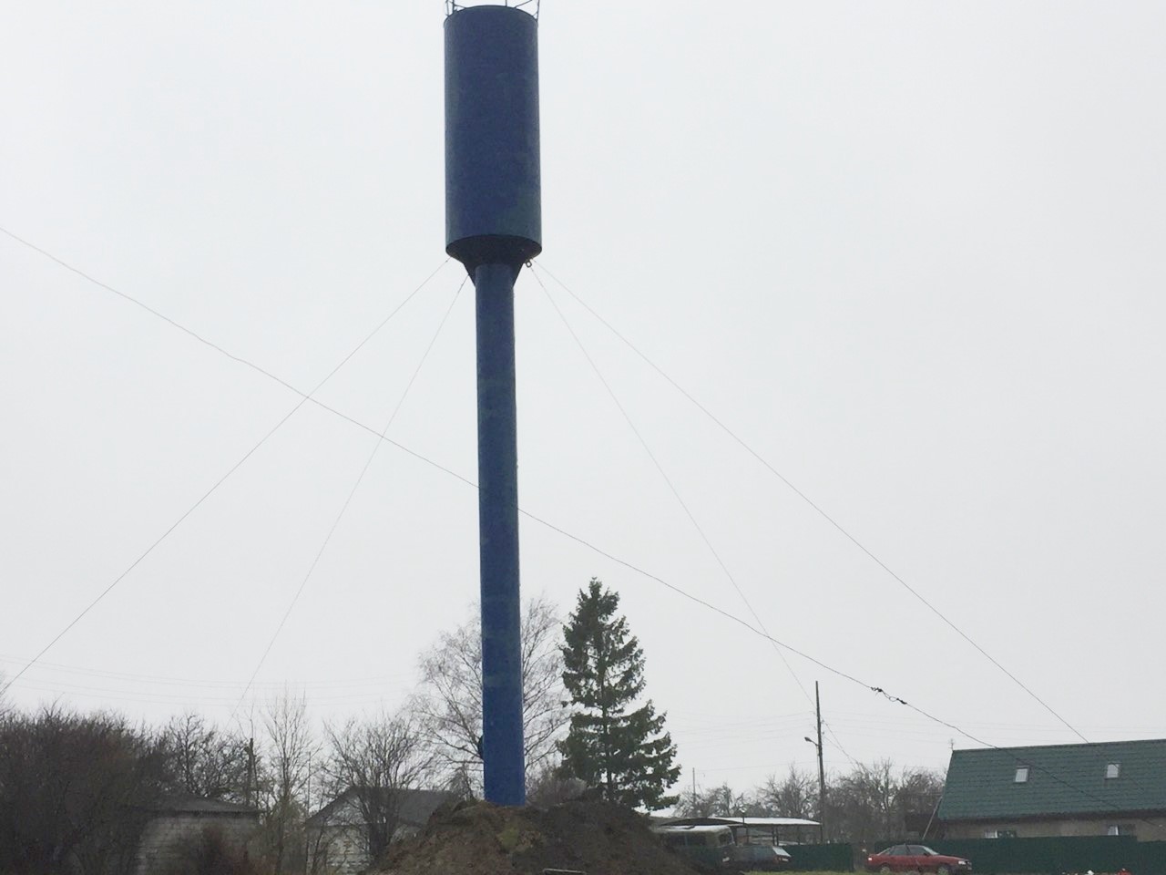 В поселке Муромское установлена новая водонапорная башня