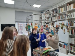 В Зеленоградской центральной библиотеке им. Ю.Н. Куранова прошла встреча с художником-дизайнером