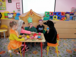 В библиотеке посёлка Кострово организовали театр для дошкольников