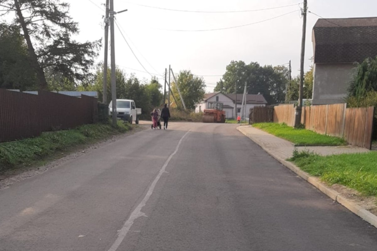 В посёлке Кумачёво отремонтировали улицу