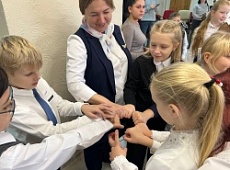 В Романовской школе прошло посвящение первоклассников в «Орлята России»